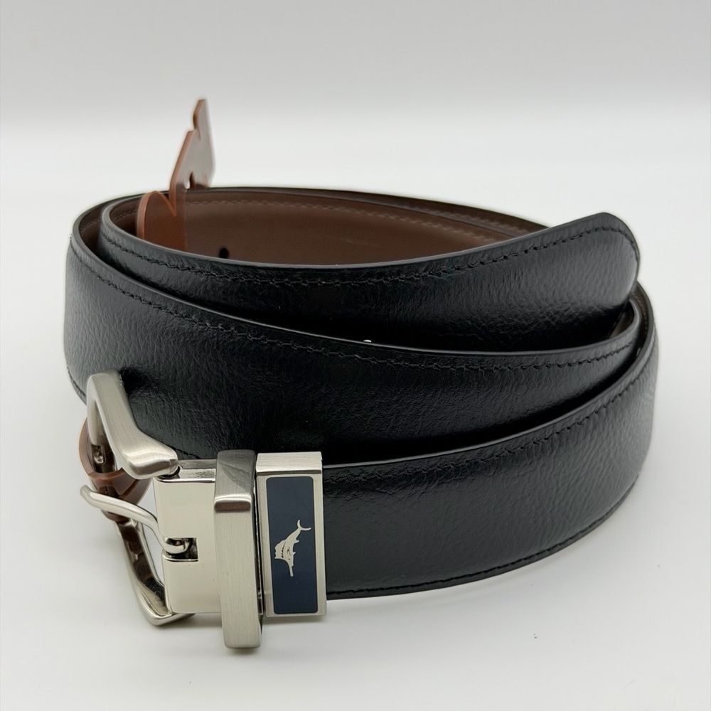 NWT Tommy Bahama Men’s Coated Leather Belt 30-32